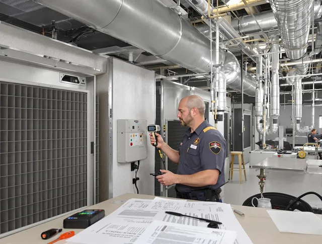 Professional filter system inspection by Stoneham Air Duct Cleaning in Stoneham